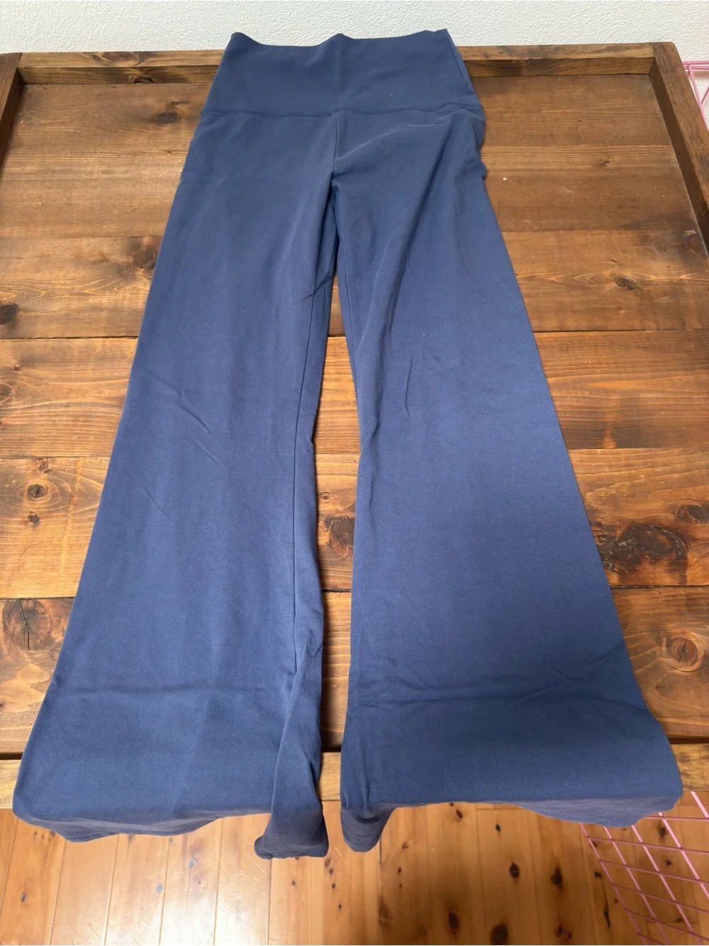 aerie Offline High-Rise Navy Blue Flare Leggings